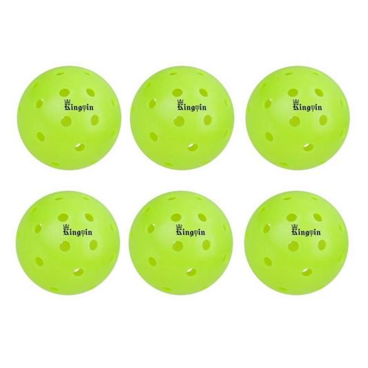 Kingpin PickleBall Balls (6-Pack)- Green